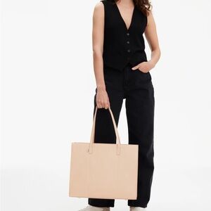 BEIS The Large Work Tote in Beige